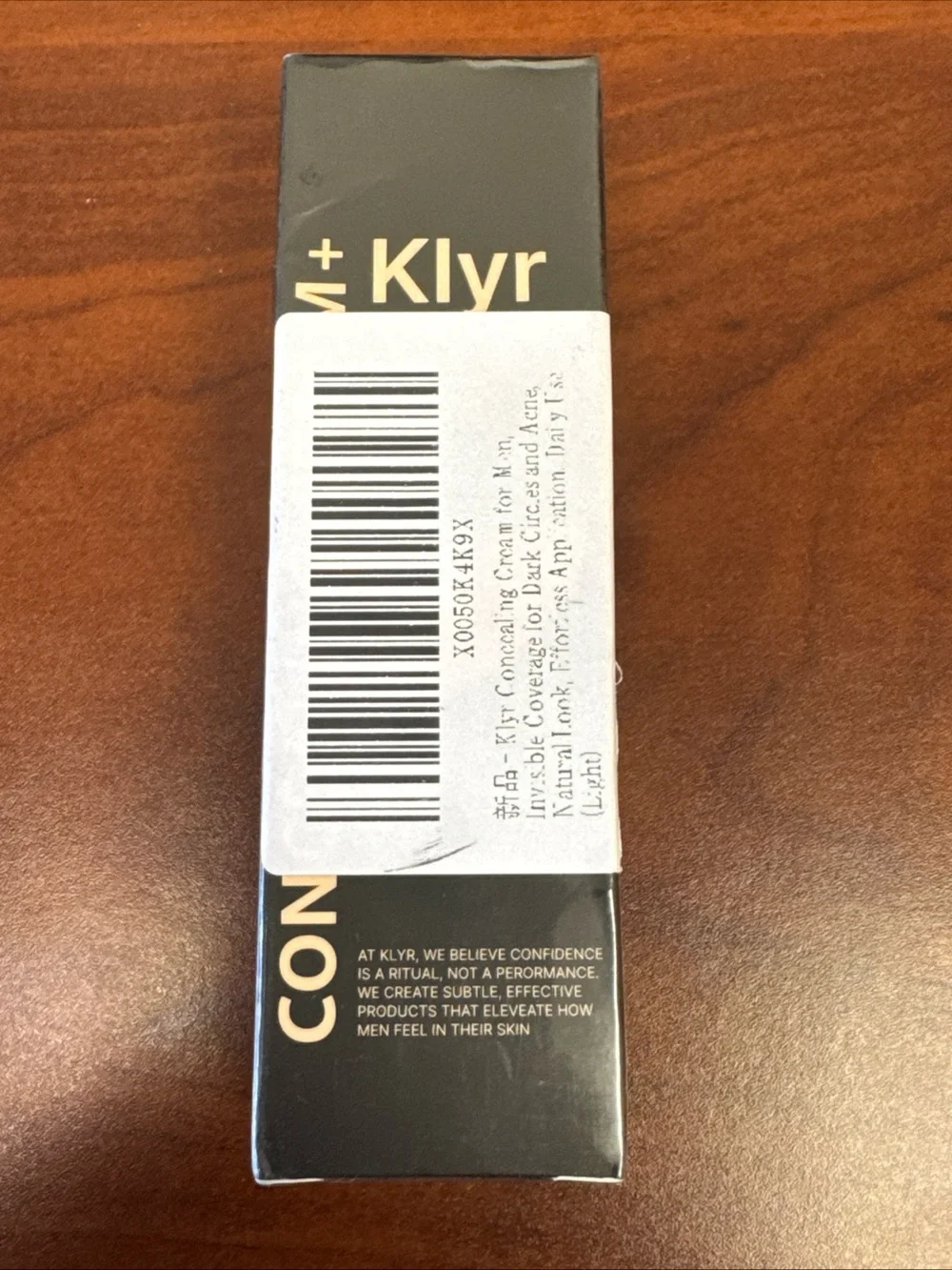 Klyr Mens Luxury Concealer Cream (Shade Light) Full Coverage Concealer